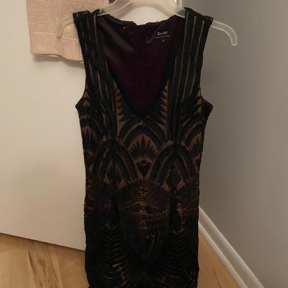 Bardot lace dress